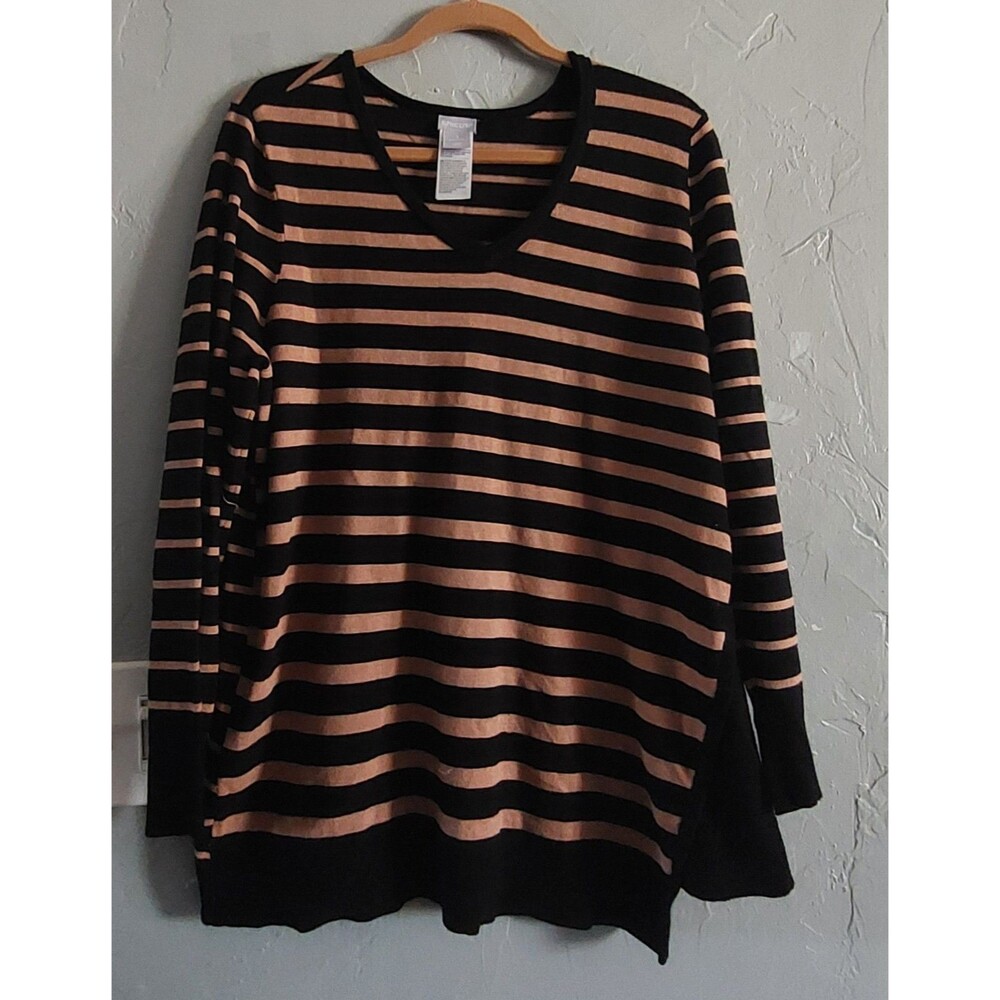 Chico's Sweater Women's Size 3(XL),Rayón, Nylon,,Long Sleeve, Spandex, Very...